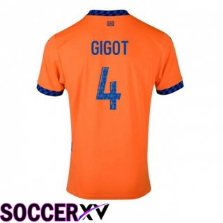 Marseille OM (GIGOT 4) Third Soccer Jersey Orange 2024/2025