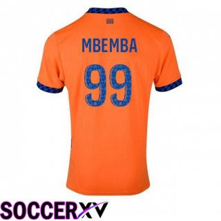 Marseille OM (MBEMBA 99) Third Soccer Jersey Orange 2024/2025