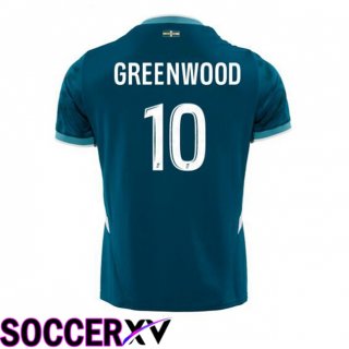 Marseille OM (GREENWOOD 10) Away Soccer Jersey Blue 2024/2025