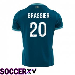 Marseille OM (BRASSIER 20) Away Soccer Jersey Blue 2024/2025