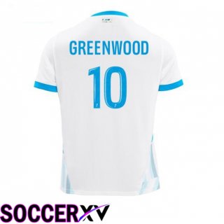 Marseille OM (GREENWOOD 10) Home Soccer Jersey White 2024/2025