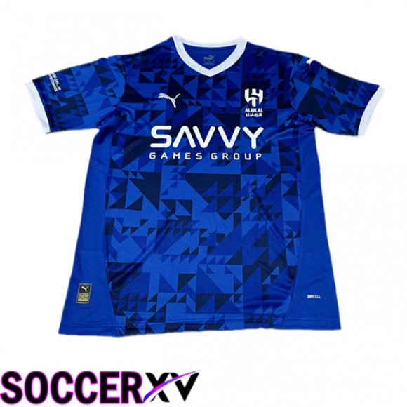 Al-Hilal FC Home Soccer Jersey Blue 2024/2025