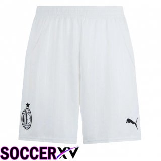 AC Milan Away Soccer Shorts White 2024/2025