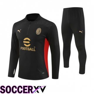 AC Milan kit Training Tracksuit Black 2024/2025