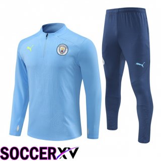 Manchester City kit Training Tracksuit Blue 2024/2025