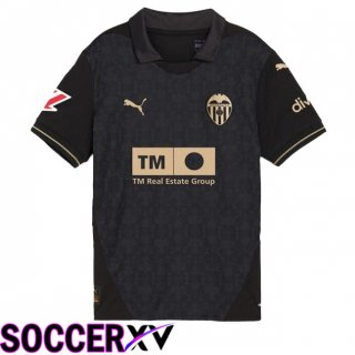 Valencia CF Away Soccer Jersey Black 2024/2025