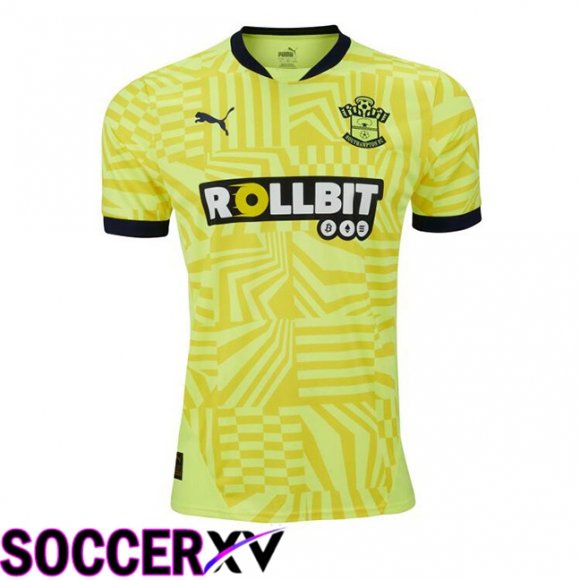 Southampton FC Away Soccer Jersey Yellow 2024/2025