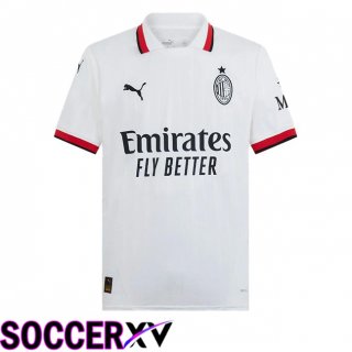 AC Milan Away Soccer Jersey White 2024/2025