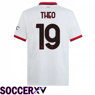 AC Milan (THEO 19) Away Soccer Jersey White 2024/2025