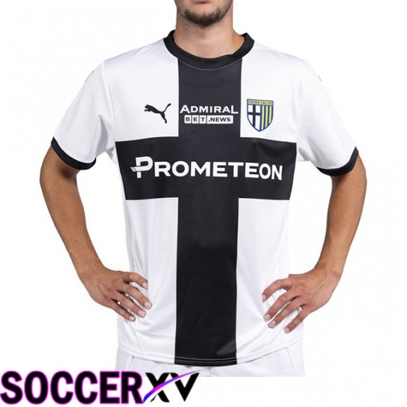 Parma Calcio Home Soccer Jersey White 2024/2025