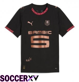 Stade Rennais Third Soccer Jersey Black 2025/2026