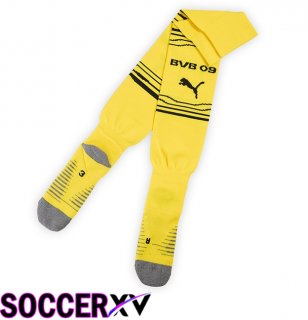 Dortmund BVB Home Soccer Socks Yellow 2025/2026