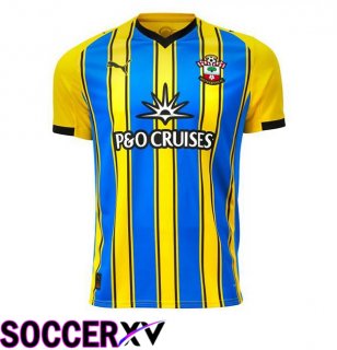 Southampton FC Away Soccer Jersey Yellow Blue 2025/2026