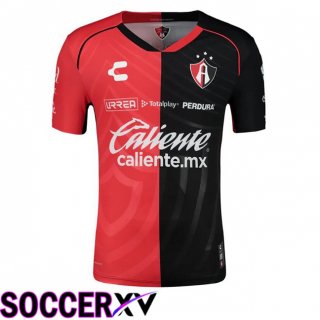 Atlas FC Home Soccer Jersey Black Red 2024/2025