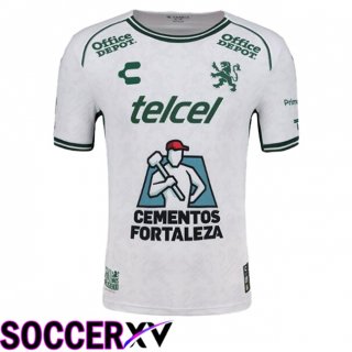 Club Leon Away Soccer Jersey White 2024/2025