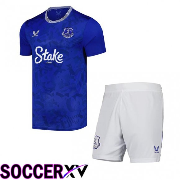 Everton Kids Home Soccer Jersey Blue 2024/2025