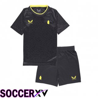 Everton Kids Away Soccer Jersey Black 2024/2025