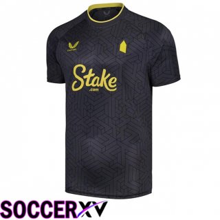 Everton Away Soccer Jersey Black 2024/2025