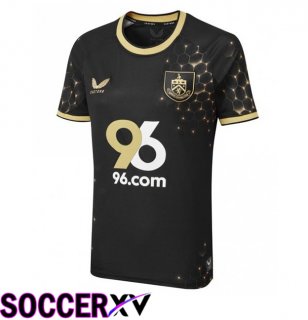 Burnley Third Soccer Jersey Black 2025/2026