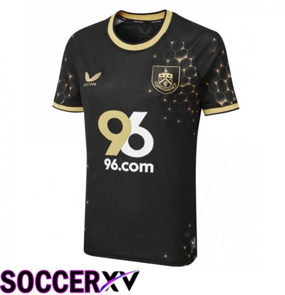 Burnley Third Soccer Jersey Black 2025/2026