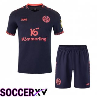 FSV Mainz 05 Kids Away Soccer Jersey Black 2024/2025