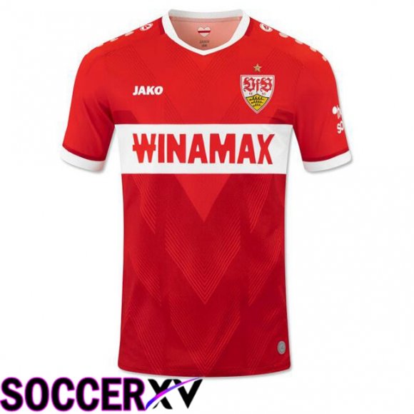 VfB Stuttgart Away Soccer Jersey Red 2024/2025