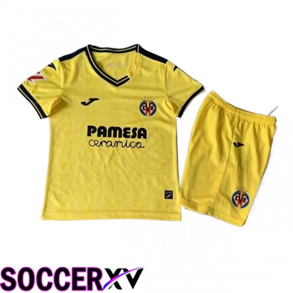 Villarreal Kids Home Soccer Jersey 2024/2025