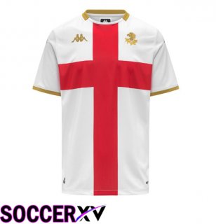 Genoa CFC Away Soccer Jersey White 2025/2026