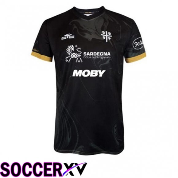 Cagliari Calcio Third Soccer Jersey Black 2024/2025