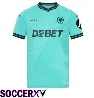 Wolves Away Soccer Jersey Green 2025/2026