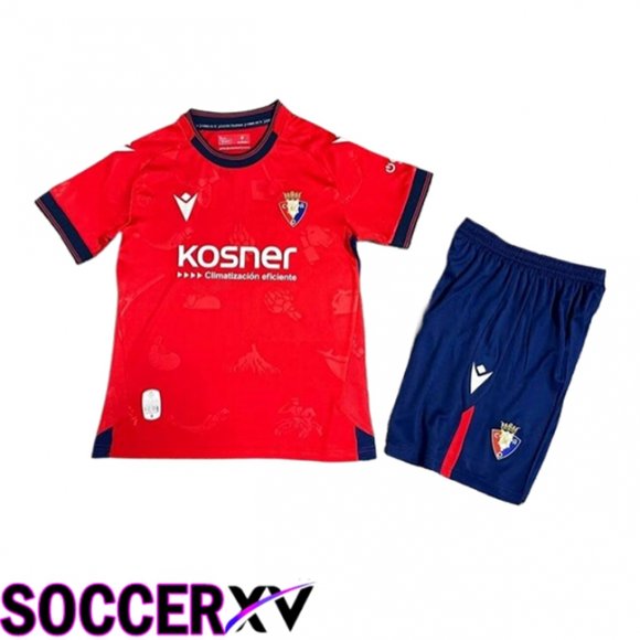 Osasuna Kids Home Soccer Jersey 2024/2025