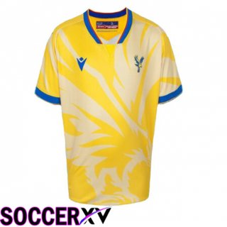 Crystal Palace Away Soccer Jersey Yellow 2024/2025