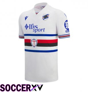 UC Sampdoria Away Soccer Jersey White 2025/2026