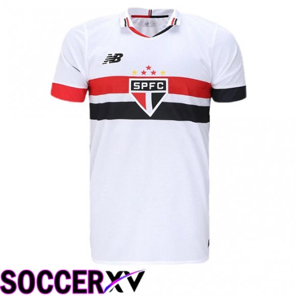 Sao Paulo FC Home Soccer Jersey White 2024/2025