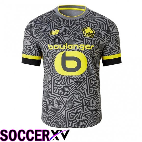 Lille OSC Third Soccer Jersey Grey 2024/2025