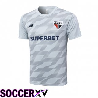 Sao Paulo FC Training T Shirt Grey 2024/2025