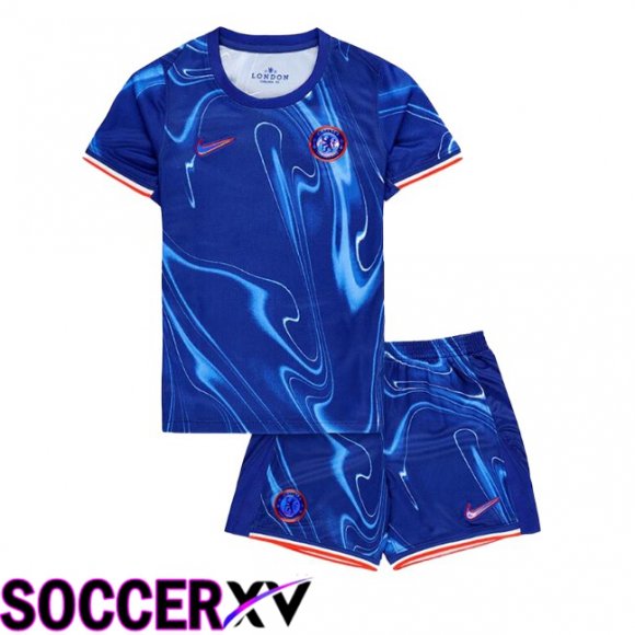 FC Chelsea Kids Home Soccer Jersey Blue 2024/2025