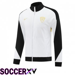 Pumas UNAM Training Jacket White 2024/2025