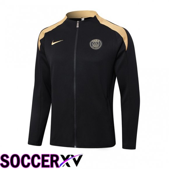 Paris PSG Training Jacket Black 2024/2025