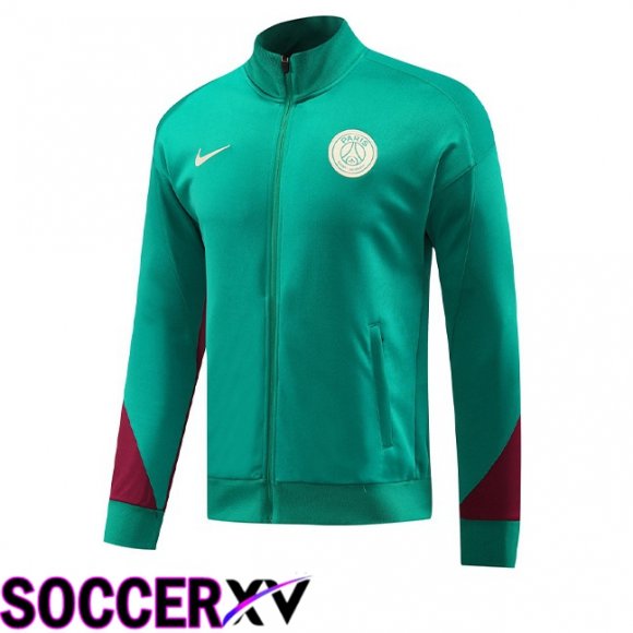 Paris PSG Training Jacket Green 2024/2025