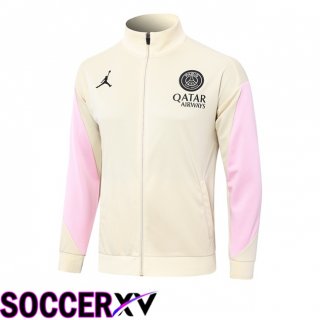 Paris PSG Training Jacket Yellow 2024/2025