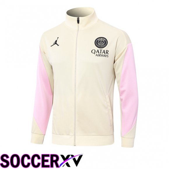 Paris PSG Training Jacket Yellow 2024/2025