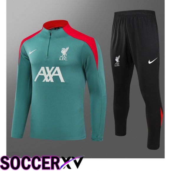 FC Liverpool Kids kit Training Tracksuit Green 2024/2025