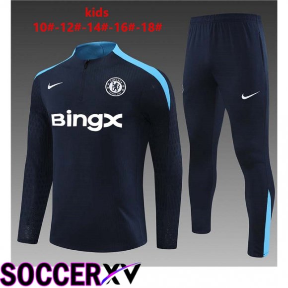 FC Chelsea Kids kit Training Tracksuit Blue Royal 2024/2025