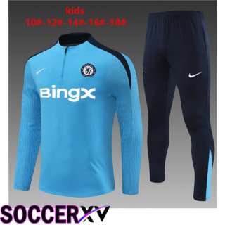 FC Chelsea Kids kit Training Tracksuit Blue 2024/2025