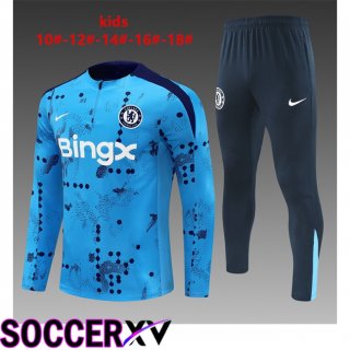 FC Chelsea Kids kit Training Tracksuit Blue 2024/2025