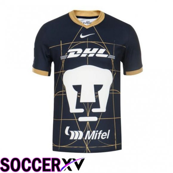 Pumas UNAM Away Soccer Jersey Black 2024/2025