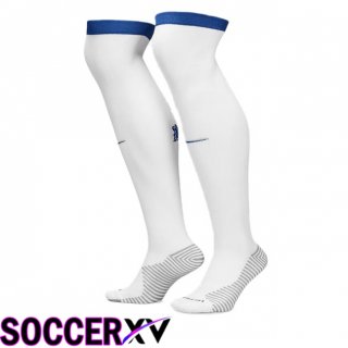 FC Chelsea Home Soccer Socks White 2024/2025