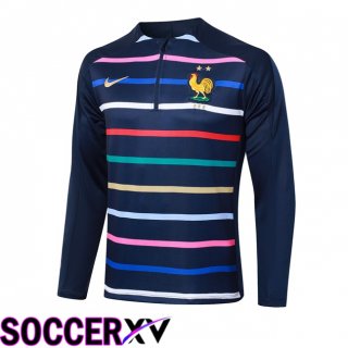 France Training Sweatshirt Blue Royal 2024/2025