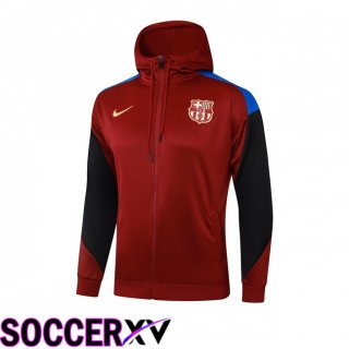 FC Barcelona Training Sweatshirt Hoodie Red 2024/2025